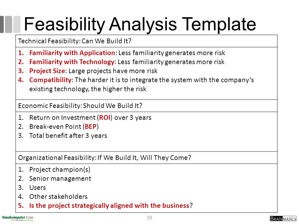 How to Conduct Feasibility Study – Sample Template for Beginners